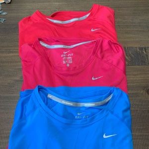 Lot of three Nike dry fit plus size shirts